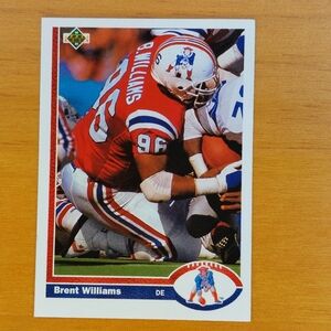 🏈 1991 Upper Deck Brent Williams #268 - NE Patriots DE